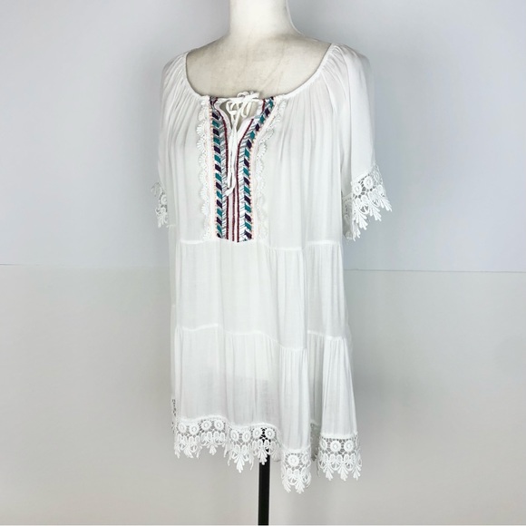 Made in Italy white peasant blouse - Picture 2 of 6